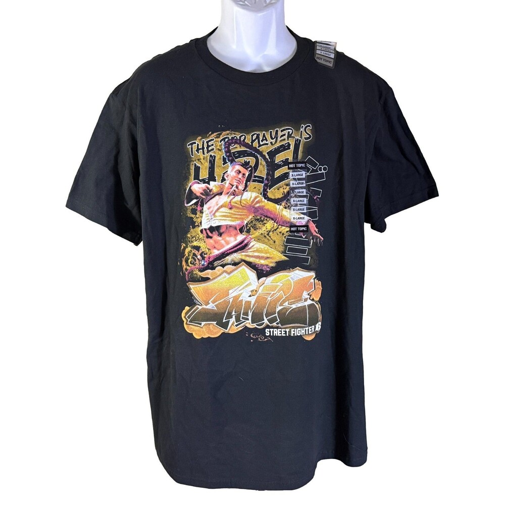 Street Fighter 6 Jamie Street Art‎ T-Shirt Black XL NWT